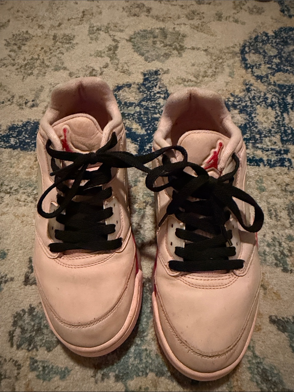 Women’s Air Jordan 5 Retro Low Girls That Hoop Pink Sneakers Size 8.5